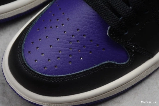 1 Kid 'Court Retro High Air Jordan 555088-501 555088-501 Purple' Kids  OG 0604